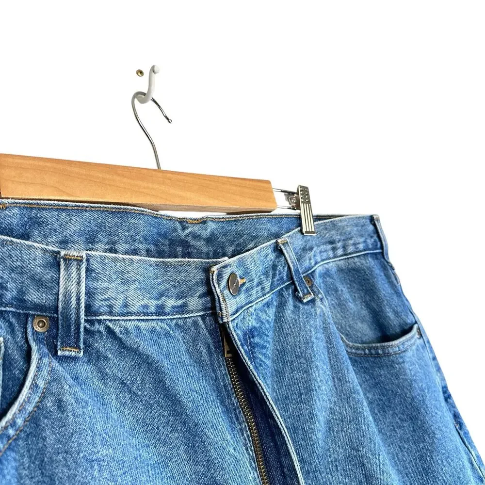 Carhartt B18 Traditional Fit Tapered Denim Jeans Stonewash Medium Blue 40x30